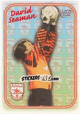 Cromo David Seaman - Arsenal Fans' Selection 1997-1998 - Futera