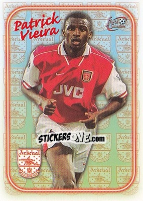 Sticker Patrick Vieira - Arsenal Fans' Selection 1997-1998 n. SE4 - Futera