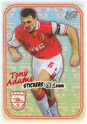 Cromo Tony Adams - Arsenal Fans' Selection 1997-1998 - Futera
