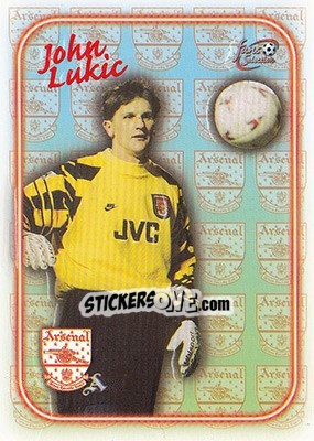 Sticker John Lukic - Arsenal Fans' Selection 1997-1998 - Futera