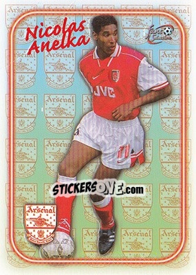 Cromo Nicolas Anelka - Arsenal Fans' Selection 1997-1998 - Futera