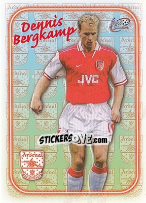 Figurina Dennis Bergkamp - Arsenal Fans' Selection 1997-1998 - Futera
