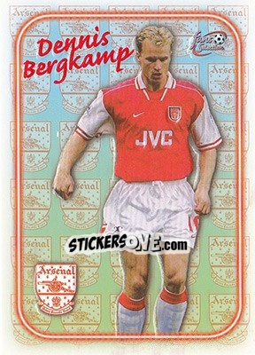 Sticker Dennis Bergkamp - Arsenal Fans' Selection 1997-1998 n. SE15 - Futera