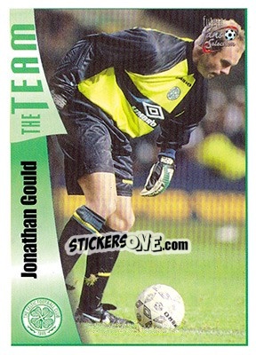 Sticker Jonathan Gould - Celtic Fans' Selection 1997-1998 n. 10 - Futera