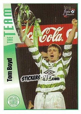 Cromo Tom Boyd - Celtic Fans' Selection 1997-1998 - Futera