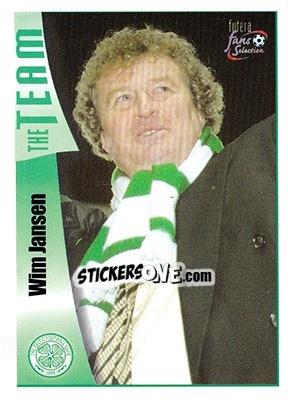 Cromo Wim Jansen - Celtic Fans' Selection 1997-1998 - Futera