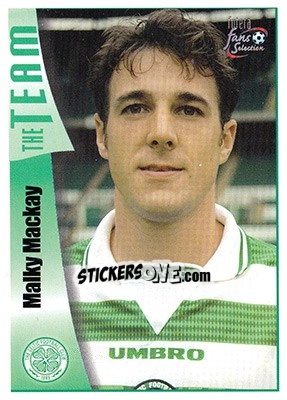 Sticker Malky Mackay - Celtic Fans' Selection 1997-1998 - Futera