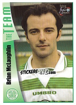Sticker Brian McLaughlin - Celtic Fans' Selection 1997-1998 n. 33 - Futera