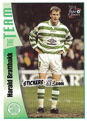 Sticker Harald Brattbakk - Celtic Fans' Selection 1997-1998 n. 34 - Futera