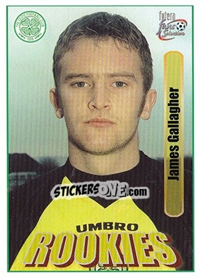 Sticker James Gallagher - Celtic Fans' Selection 1997-1998 n. 35 - Futera