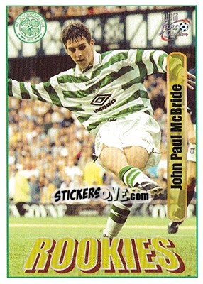 Sticker John Paul McBride - Celtic Fans' Selection 1997-1998 - Futera
