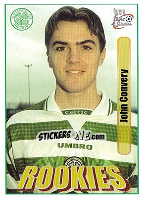 Sticker John Convery - Celtic Fans' Selection 1997-1998 - Futera