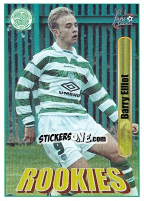 Sticker Barry Elliot - Celtic Fans' Selection 1997-1998 - Futera