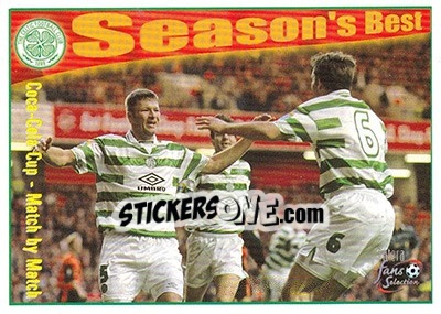 Sticker Coca-Cola Cup - Celtic Fans' Selection 1997-1998 - Futera