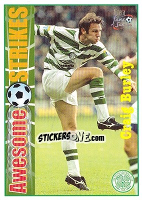 Cromo Craig Burley - Celtic Fans' Selection 1997-1998 - Futera