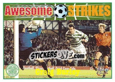 Sticker Craig Burley - Celtic Fans' Selection 1997-1998 - Futera