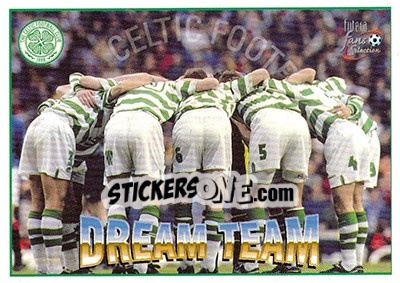 Sticker Celtic Huddle - Celtic Fans' Selection 1997-1998 n. 61 - Futera