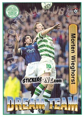 Sticker Morten Wieghorst - Celtic Fans' Selection 1997-1998 n. 64 - Futera