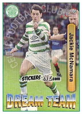 Cromo Jackie McNamara - Celtic Fans' Selection 1997-1998 - Futera