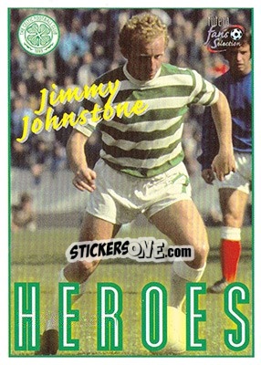 Sticker Jimmy Johnstone - Celtic Fans' Selection 1997-1998 - Futera