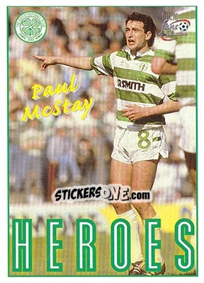 Sticker Paul McStay - Celtic Fans' Selection 1997-1998 - Futera
