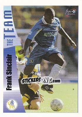 Sticker Frank Sinclair - Chelsea Fans' Selection 1997-1998 - Futera