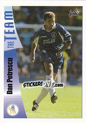 Sticker Dan Petrescu - Chelsea Fans' Selection 1997-1998 - Futera