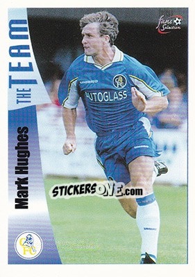 Sticker Mark Hughes - Chelsea Fans' Selection 1997-1998 - Futera