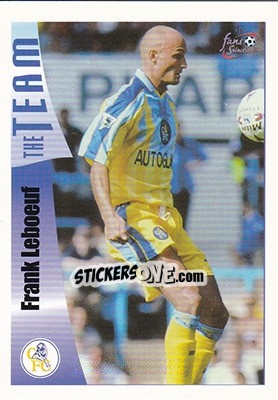 Sticker Frank Leboeuf - Chelsea Fans' Selection 1997-1998 - Futera