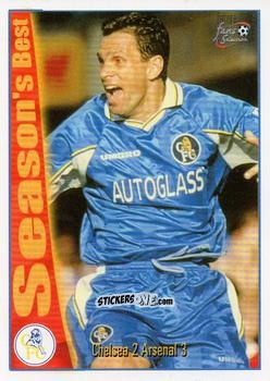 Figurina Chelsea 2 - Arsenal 3 - Chelsea Fans' Selection 1997-1998 n. 40 - Futera