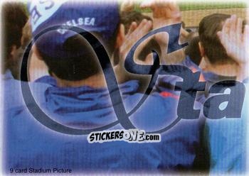 Figurina Stamford Bridge (puzzle 9) - Chelsea Fans' Selection 1997-1998 n. 90 - Futera