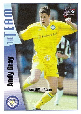 Sticker Andy Gray - Leeds United Fans' Selection 1997-1998 n. 16 - Futera