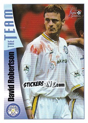 Cromo David Robertson - Leeds United Fans' Selection 1997-1998 - Futera