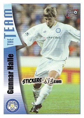 Cromo Gunnar Halle - Leeds United Fans' Selection 1997-1998 - Futera