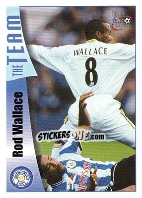 Cromo Rod Wallace - Leeds United Fans' Selection 1997-1998 - Futera