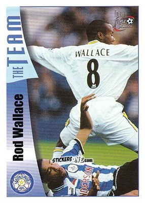 Sticker Rod Wallace - Leeds United Fans' Selection 1997-1998 n. 26 - Futera