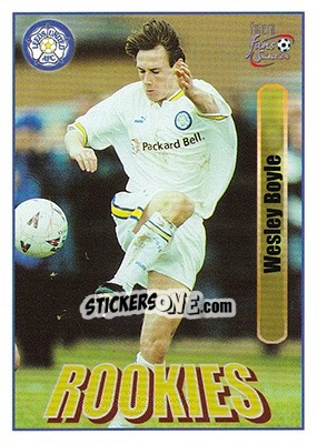 Sticker Wesley Boyle - Leeds United Fans' Selection 1997-1998 n. 37 - Futera