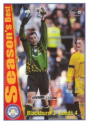 Cromo Blackburn 3 - Leeds United 4 - Leeds United Fans' Selection 1997-1998 - Futera