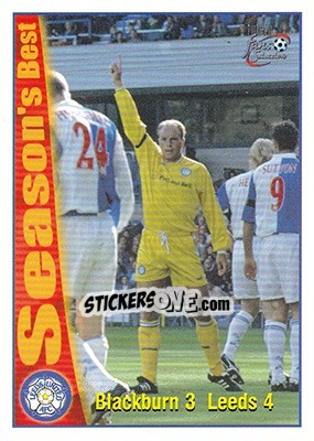 Sticker Blackburn 3 - Leeds United 4