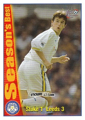 Sticker Stoke City 1 - Leeds United 3 - Leeds United Fans' Selection 1997-1998 n. 53 - Futera