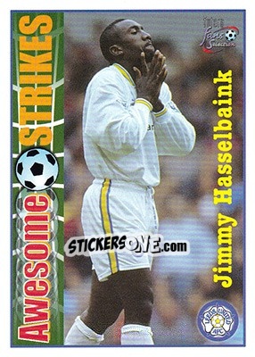 Cromo Jimmy Hasselbaink - Leeds United Fans' Selection 1997-1998 - Futera