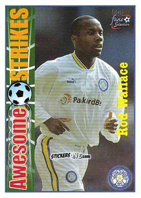 Sticker Rod Wallace - Leeds United Fans' Selection 1997-1998 - Futera