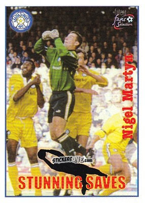 Sticker Nigel Martyn - Leeds United Fans' Selection 1997-1998 n. 61 - Futera