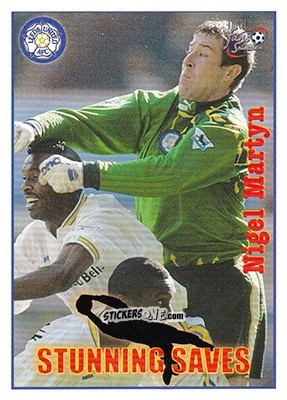 Sticker Nigel Martyn - Leeds United Fans' Selection 1997-1998 n. 62 - Futera