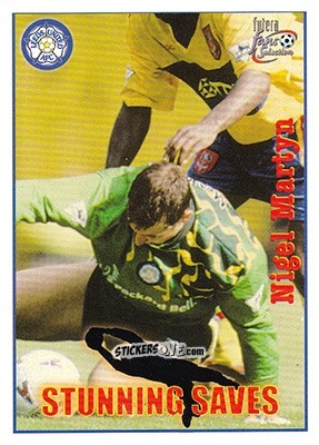 Sticker Nigel Martyn - Leeds United Fans' Selection 1997-1998 n. 63 - Futera