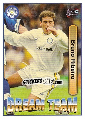 Sticker Bruno Ribiero - Leeds United Fans' Selection 1997-1998 - Futera