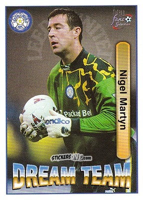 Sticker Nigel Martyn - Leeds United Fans' Selection 1997-1998 n. 70 - Futera
