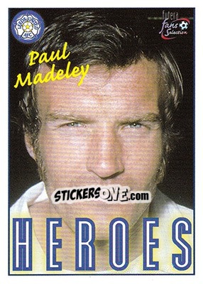 Cromo Paul Madeley - Leeds United Fans' Selection 1997-1998 - Futera