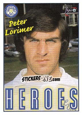 Cromo Peter Lorimer - Leeds United Fans' Selection 1997-1998 - Futera