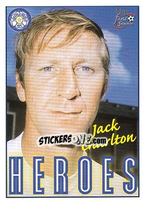 Cromo Jack Charlton - Leeds United Fans' Selection 1997-1998 - Futera